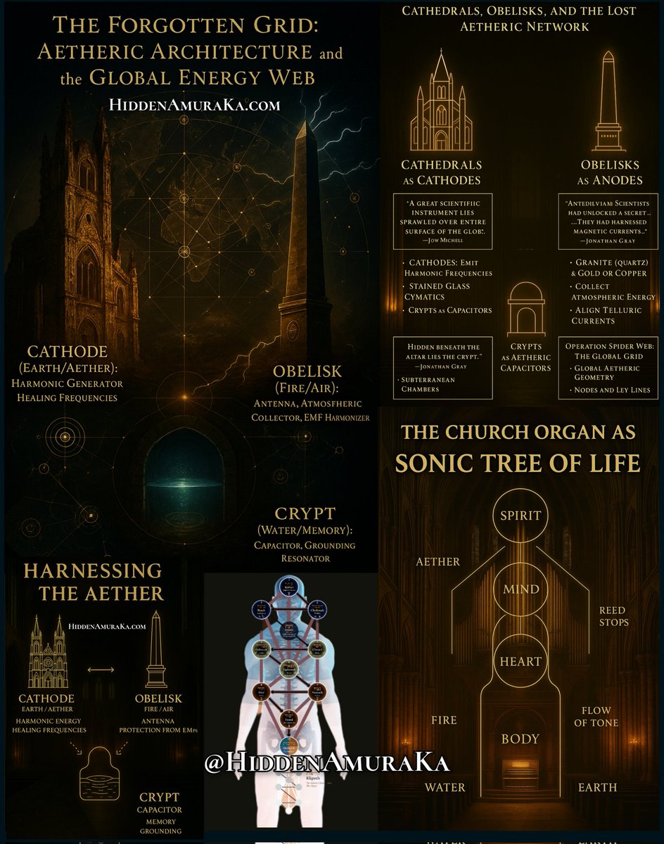 AmurakaHidden's tweet image. John Mitchell wrote, “A great scientific instrument lies sprawled over the entire surface of the EARTH.” 

This is a GLOBAL energetic system hidden in plain sight that predates the MODERN AEON.

If you stop and really listen, you can still hear its heartbeat beneath your feet.🧵