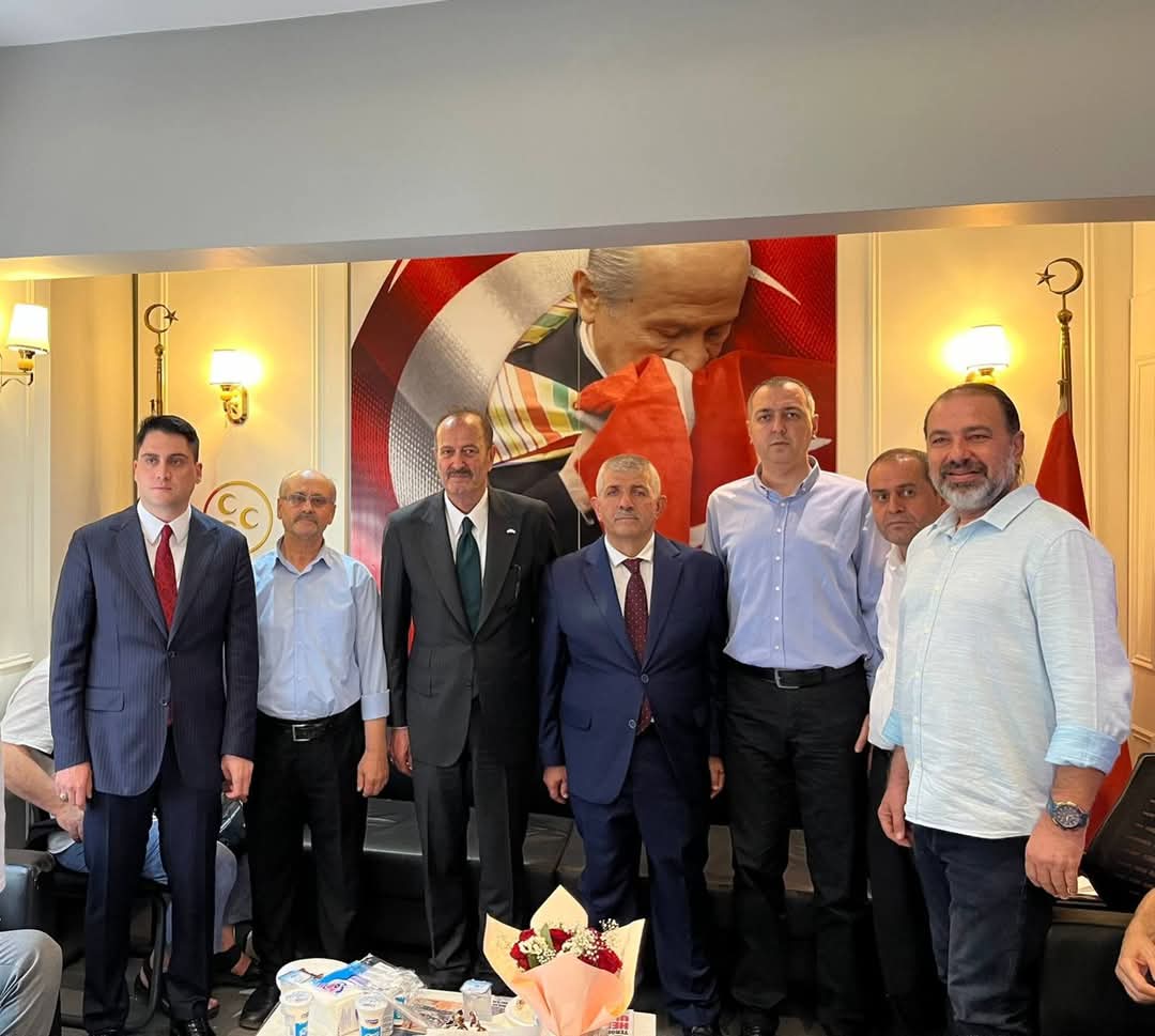 TuncayArslan61's tweet photo. MHP İzmir İl Başkanlığımızca düzenlenen Geleneksel Bayramlaşma Programına ilçe yöneticilerimiz ile birlikte katıldık. 

Rabbim birliğimizi daim eylesin inşallah
Var Olsun Teşkilat https://t.co/YWee6BJnuT