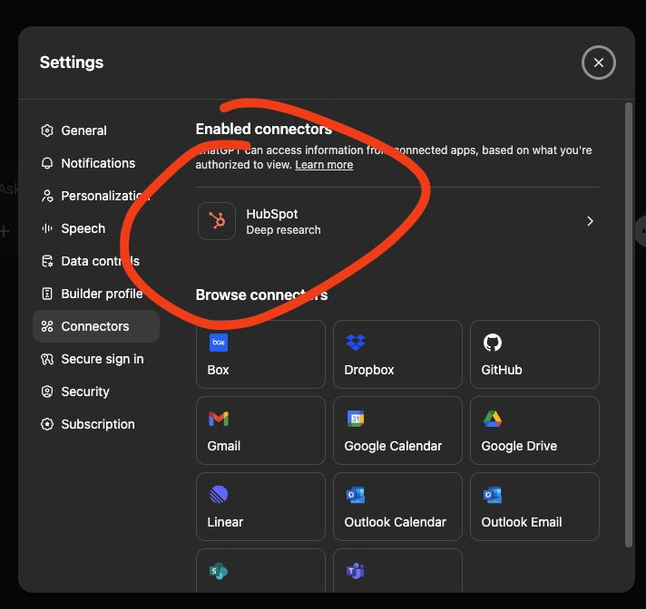 I just don't log into our CRM.  Not my thing.  Haven't in 15+ years.

But &gt;talking&lt; to my CRM via ChatGPT?  

💡Finding out the answers to all the questions I have about our little sales team?  
🫴Why one rep is doing better than another?  
🤳Which scripts are working best?