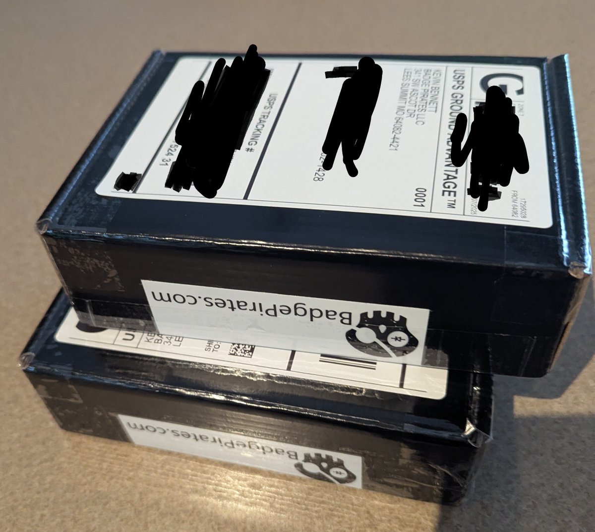 BadgePirates's tweet image. BSidesKC Badge Progress 📦🏴‍☠️
We’re bagging, boxing, and shipping badges this week!
Here’s a peek behind the scenes as we prep your pirate tech treasures for delivery.

Thanks for sailing with us... more updates soon!
#BSidesKC #BadgeLife #MakersGonnaMake