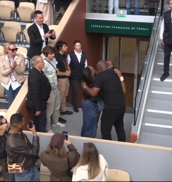 TheTennisLetter's tweet photo. Coco Gauff hugs her mom and dad after winning Roland Garros. 

They have dedicated their lives to helping her achieve her dream. 

They’ve helped her become a great tennis player. 

But most importantly, they’ve taught her to be a great human being.

Beautiful moment. 🥹 https://t.co/FIF4LuDh44
