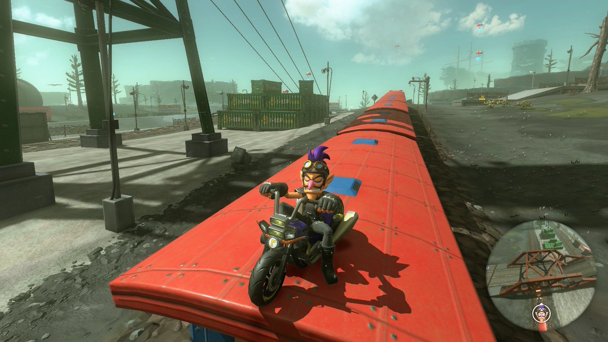 cbswitch's tweet photo. It’s Waluigi Biker World https://t.co/RqLuHbgDRd