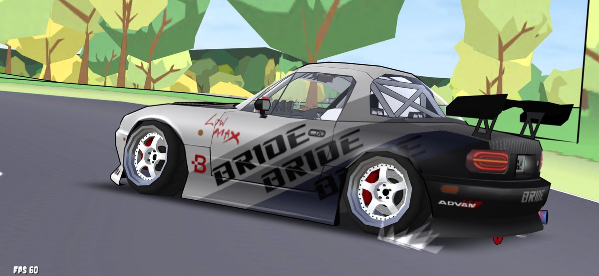 ina_zumaaa_rs68's tweet image. 新作ロードスター\('ω' )/
今回はカッコイイ路線になったな🤩
BRIDEのロードスター
トランクがカーボンなの少しへんやで変えるかも💦
 #frlegends  #zero_speed