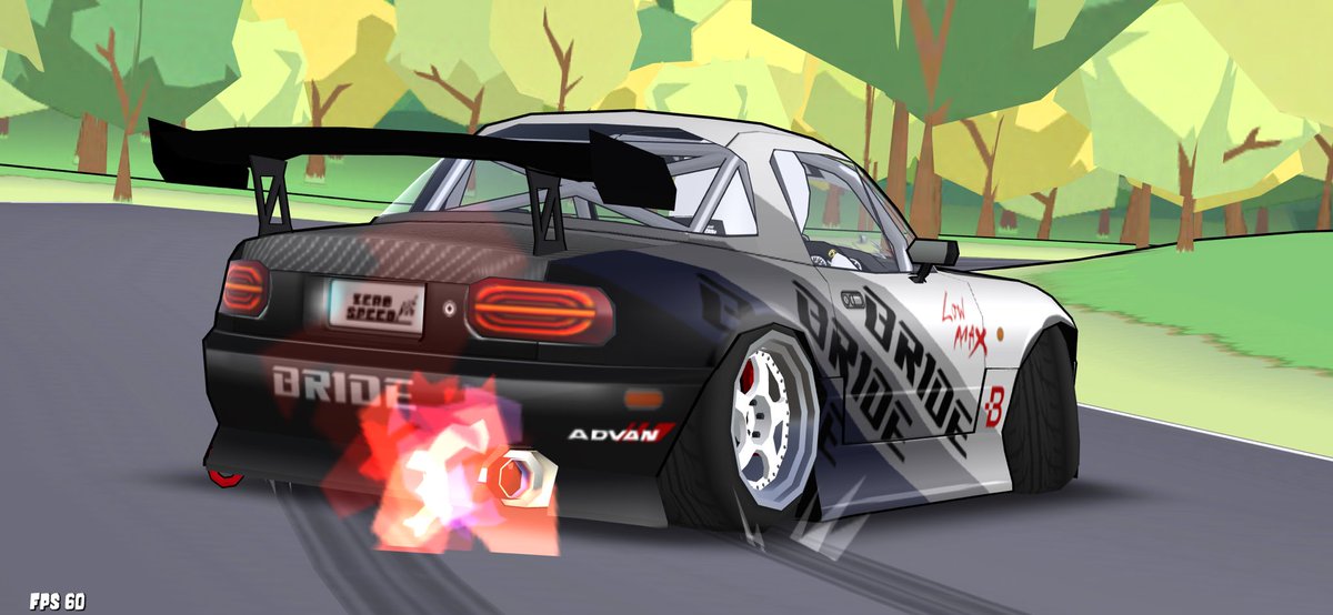 ina_zumaaa_rs68's tweet image. 新作ロードスター\('ω' )/
今回はカッコイイ路線になったな🤩
BRIDEのロードスター
トランクがカーボンなの少しへんやで変えるかも💦
 #frlegends  #zero_speed