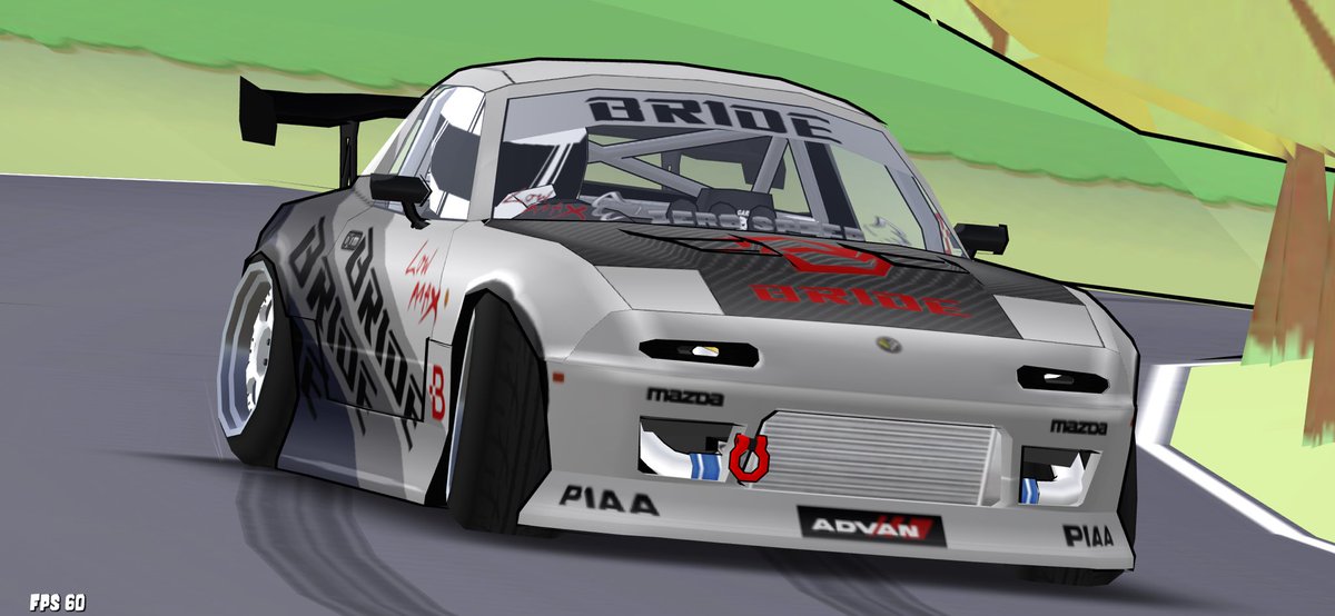 ina_zumaaa_rs68's tweet image. 新作ロードスター\('ω' )/
今回はカッコイイ路線になったな🤩
BRIDEのロードスター
トランクがカーボンなの少しへんやで変えるかも💦
 #frlegends  #zero_speed