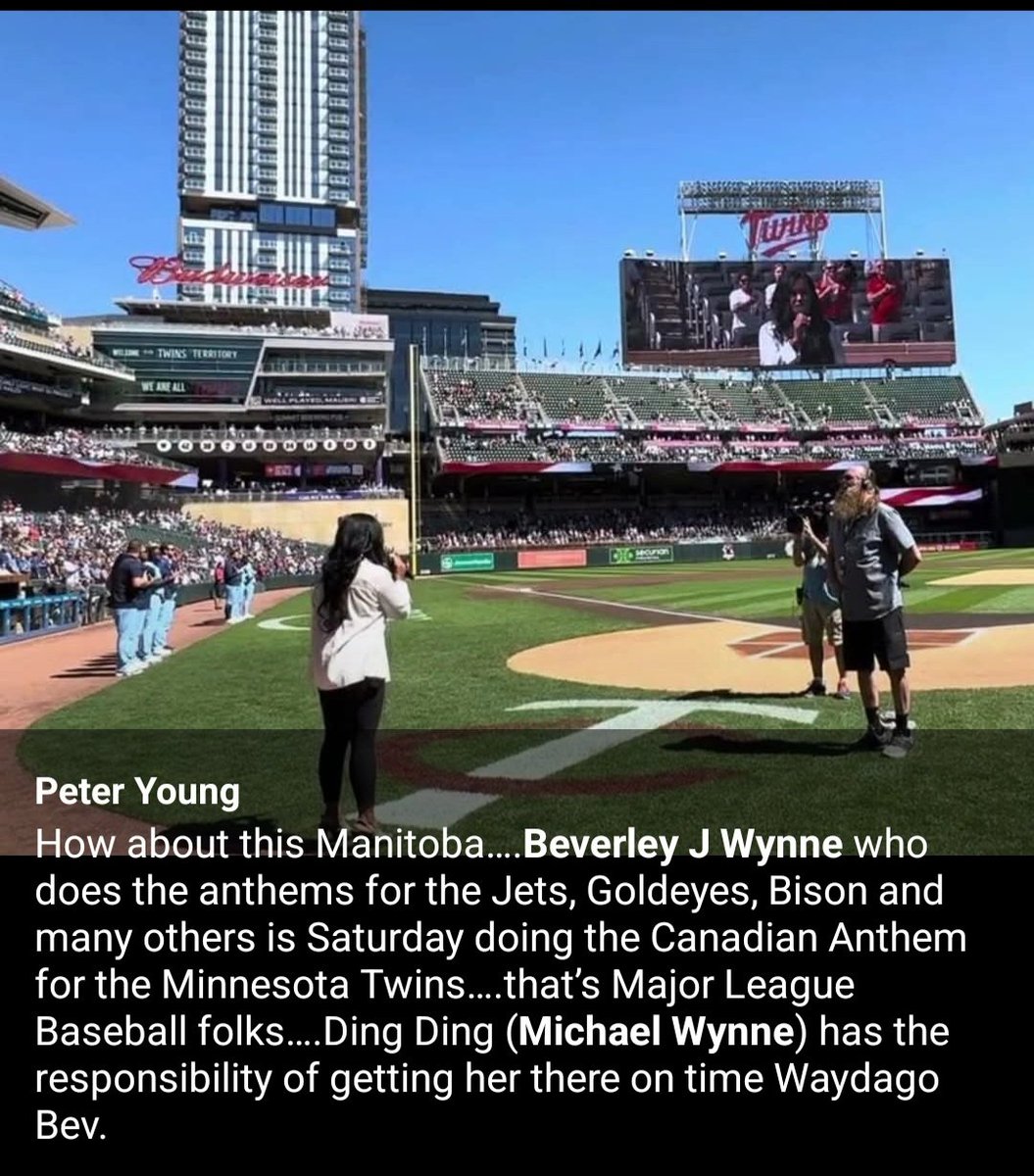 Windog0101's tweet photo. Game Day Let's Go @bwynne13 #anthemsinger #mntwins Play Ball https://t.co/uvon8ZQt7e