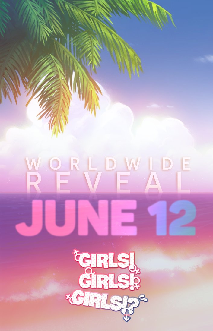 myosuki's tweet image. The sun sets, the breeze softens, and somewhere... hearts are getting ready to flutter again. 🌅💕
A new memory awaits on the horizon.
✨ June 12 – 12:00 AM JST ✨
#GirlsGirlsGirls #VisualNovel