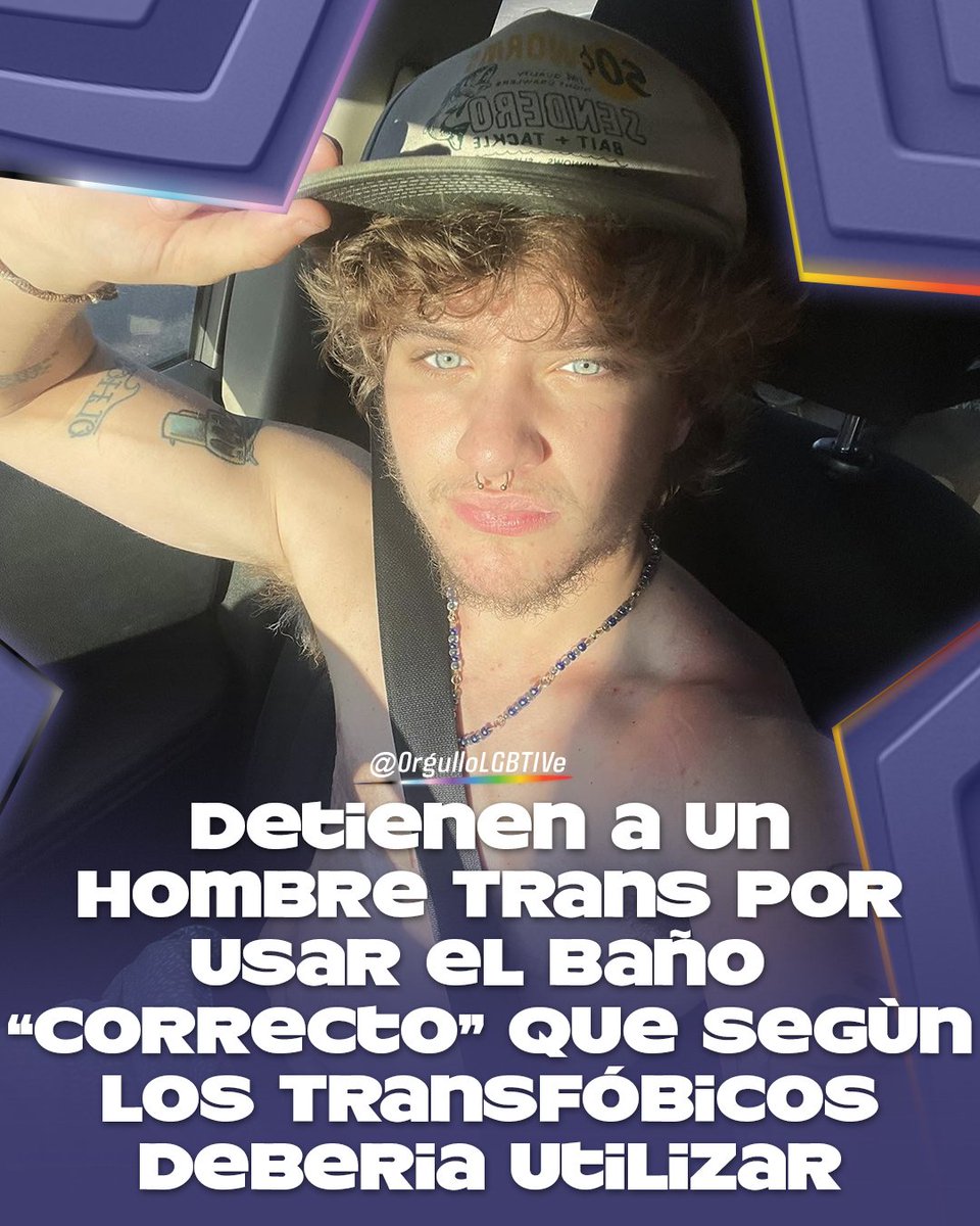 El pasado 5 de abril de 2025, Luca Strobel, un hombre trans de 25 años, fue detenido en el Sand Dollar Social Club, un bar ubicado en Folly Beach, Carolina del Sur, por usar el baño de mujeres, el mismo que las leyes transfóbicas dicen que debería utilizar instagram.com/p/DKmxFvmAdxq/