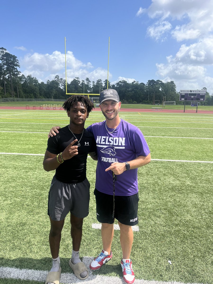 Camarion “Cam” Richardson (@camrichardson11) on Twitter photo #AGTG After a great conversation with <a href="/Coach_MacSAGU/">Blake McCulloch</a> I’m blessed to say I’ve received my 3rd offer from <a href="/NelsonUFootball/">NELSON Football</a> #SFAW
<a href="/CoachRig_/">Riggin Baskett</a> <a href="/jaylonjackson10/">Jaylon Jackson</a> <a href="/CoachBence/">Christopher Bence</a> <a href="/CoachJWilliams7/">Jordan Williams</a> <a href="/KHSMustangFBall/">“The Kingwood” Mustang Football</a> <a href="/MoneyBaggWo_/">Sewo Olonilua</a> #AGTG After a great conversation with <a href="/Coach_MacSAGU/">Blake McCulloch</a> I’m blessed to say I’ve received my 3rd offer from <a href="/NelsonUFootball/">NELSON Football</a> #SFAW
<a href="/CoachRig_/">Riggin Baskett</a> <a href="/jaylonjackson10/">Jaylon Jackson</a> <a href="/CoachBence/">Christopher Bence</a> <a href="/CoachJWilliams7/">Jordan Williams</a> <a href="/KHSMustangFBall/">“The Kingwood” Mustang Football</a> <a href="/MoneyBaggWo_/">Sewo Olonilua</a>