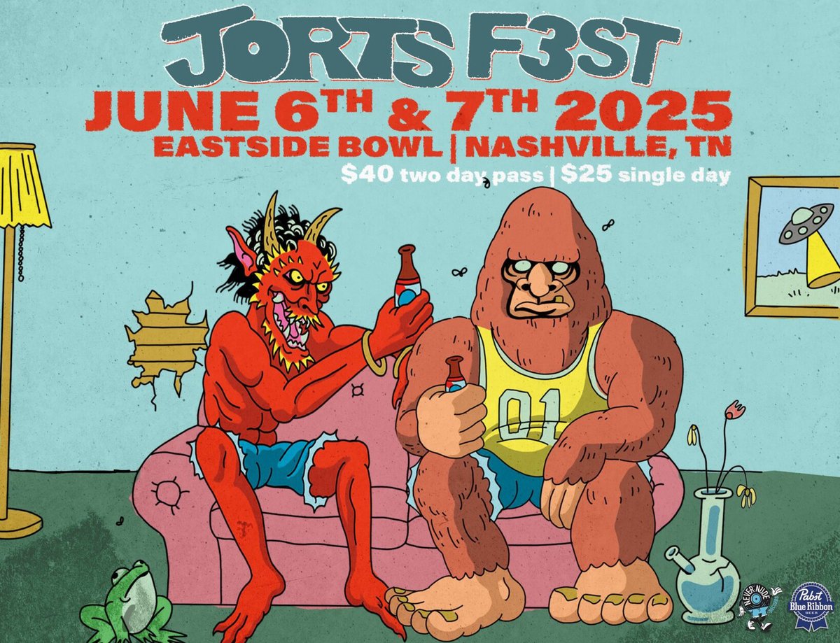 Playing JORTS Fest tonight, headlining the 58 stage at 9:45 pm, right before Laura Jane Grace.  See you there, Nashville! jortsfestnash.com