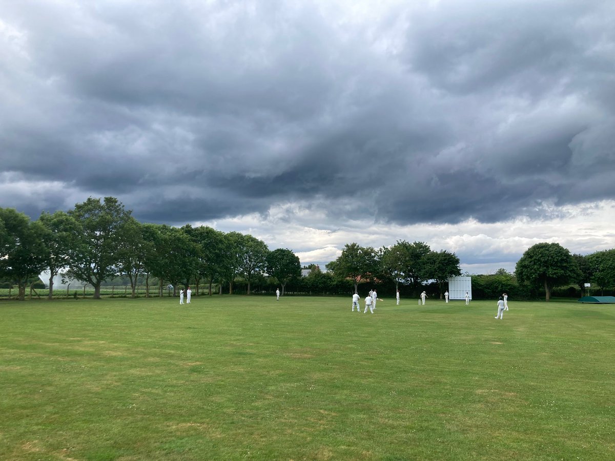 We have managed to dodge the showers and record a 10 wicket win at home to <a href="/LowestoftTownCC/">Lowestoft Town Cricket Club</a> C, chasimg down 75. 
44* for <a href="/Benutting13/">Ben Utting</a> and 3 wickets apiece for <a href="/archiem227/">arch</a> and Bryn Clarke.