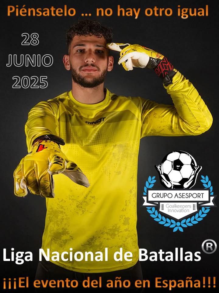 manuvicente68's tweet photo. LIGA NACIONAL DE BATALLAS DE PORTEROS ®️

EVENTO OFICIAL (Nacional e Internacional)

🗓️ 28 Junio 2025
📌 Los Santos de Maimona (BA)
⏱️ Desde las 10:00h
✍️ 685026606 Manu
✍️ 691823354 Grupo Asesport
ℹ️ info@grupoasesport.com
📝 Inscripciones en https://t.co/qogblVy5zD https://t.co/CSO1B4uWtf