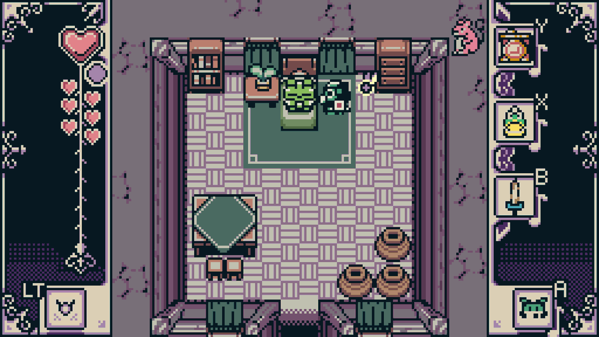 Screens I shared in the latest backer update. <a href="/CiscoRaglandJr/">Cisco</a> has been helping uplevel a lot of the environmental pieces! 🦉

Late Pledges are open for the game + the physical or digital GameBoy-style manual, which is exclusive to Kickstarter backers!  Link ⬇️ #screenshotsaturday