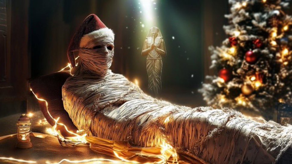 🗞️ The Daily Groan - Christmas Cracker Joke the Day 🍬

❓ Why do mummies love Christmas? 

🤣 All the wrapping! 🤦🏻‍♀️