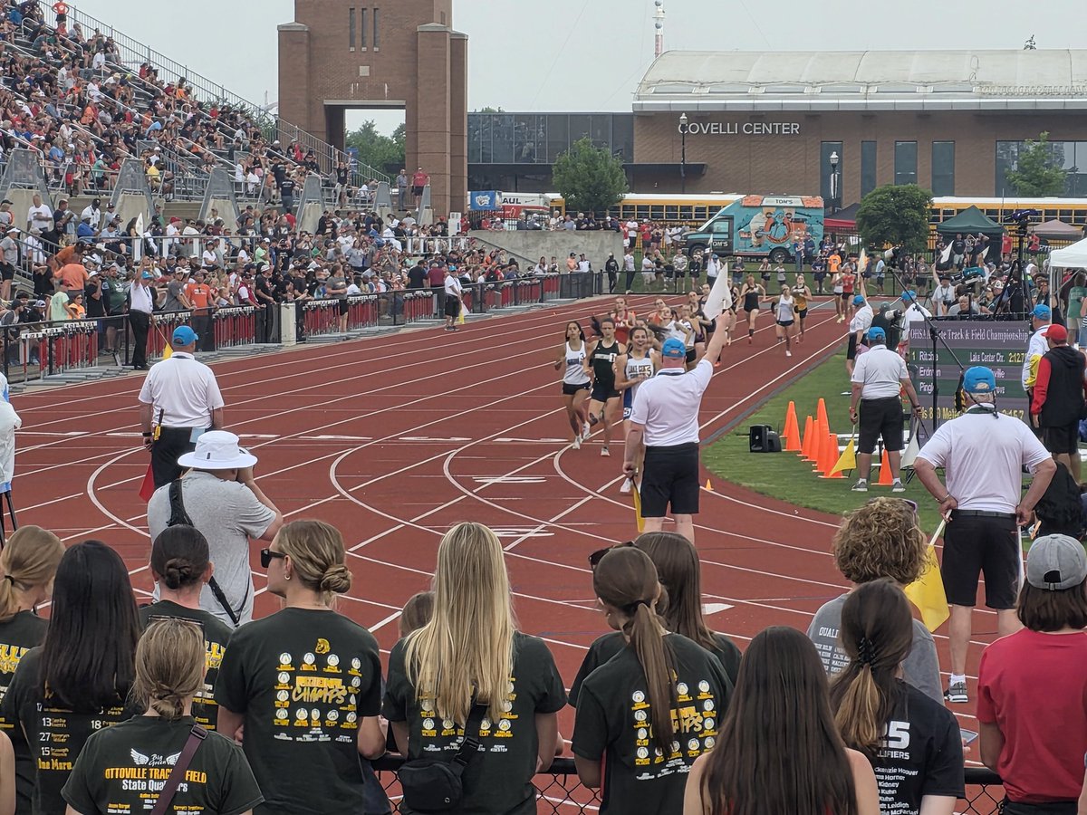 STATE CHAMPS‼️
Our Coldwater 4x400 relay team closes out the meet in epic fashion—1st place with another STATE RECORD time of 3:53.94! 🔥🔥
WOW. Just WOW.

🏆 Stay tuned… The Lady Cavs are your 2025 Division III State Track &amp; Field TEAM CHAMPIONS!!! 🧡🖤

#GoCavs #StateChamps