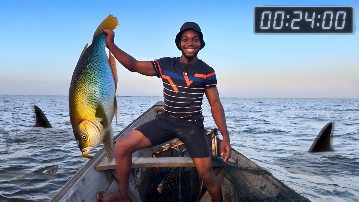 StanleyBabson's tweet photo. 🚨 NEW VIDEO OUT NOW

I worked as a FISHERMAN in Nigeria for 24 HOURS…

I caught, I swam, I almost cried 😭

Watch it here: https://t.co/IkuXLLk6PA

#StanleyBabson #FishermanChallenge #24hours https://t.co/pZ3bxPX16f