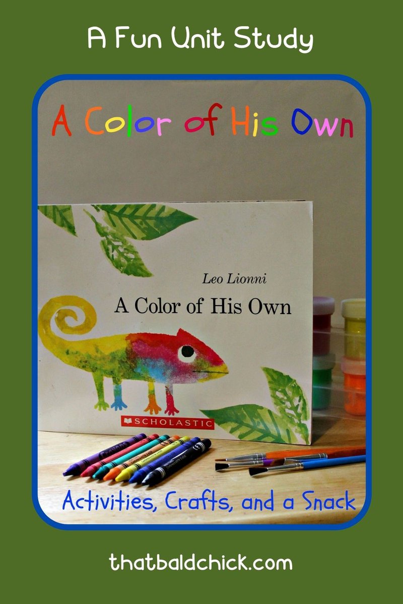 thatbaldchick's tweet image. A Color of His Own Unit Study

Read more 👉 bit.ly/3wf6Tki

#homeschool #FunActivities #UnitStudy