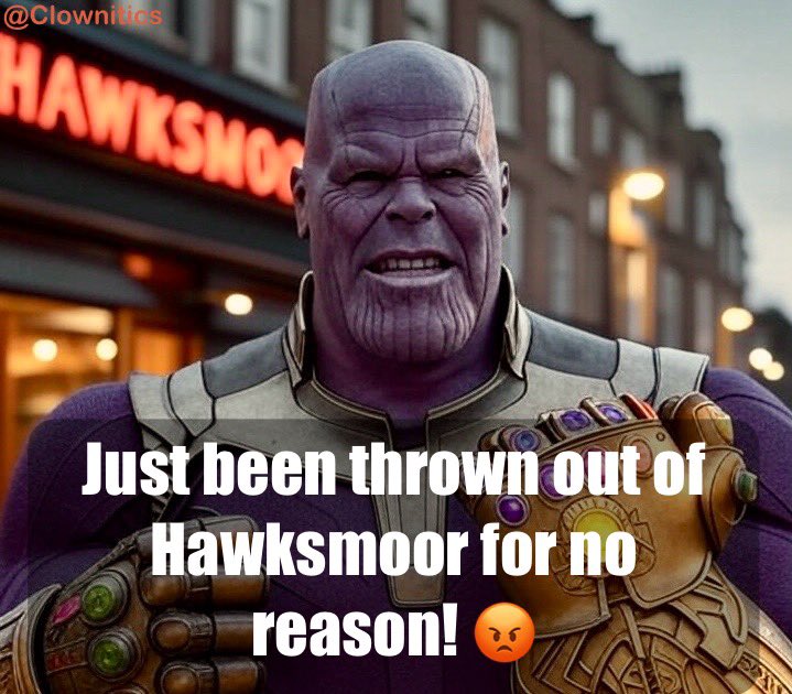 Unbelievable! 😡
<a href="/HawksmoorTweets/">Hawksmoor</a>