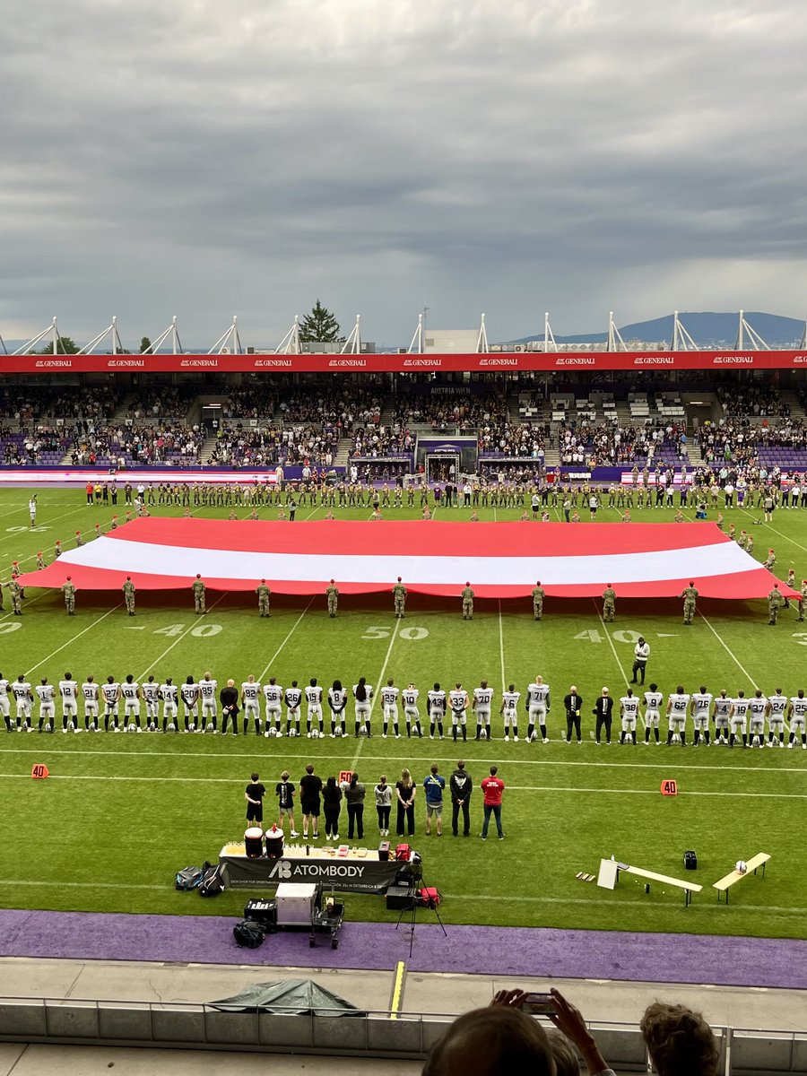 ⁦<a href="/ViennaVikings/">Vienna Vikings</a>⁩ versus Raiders Tirol #Bundesheer