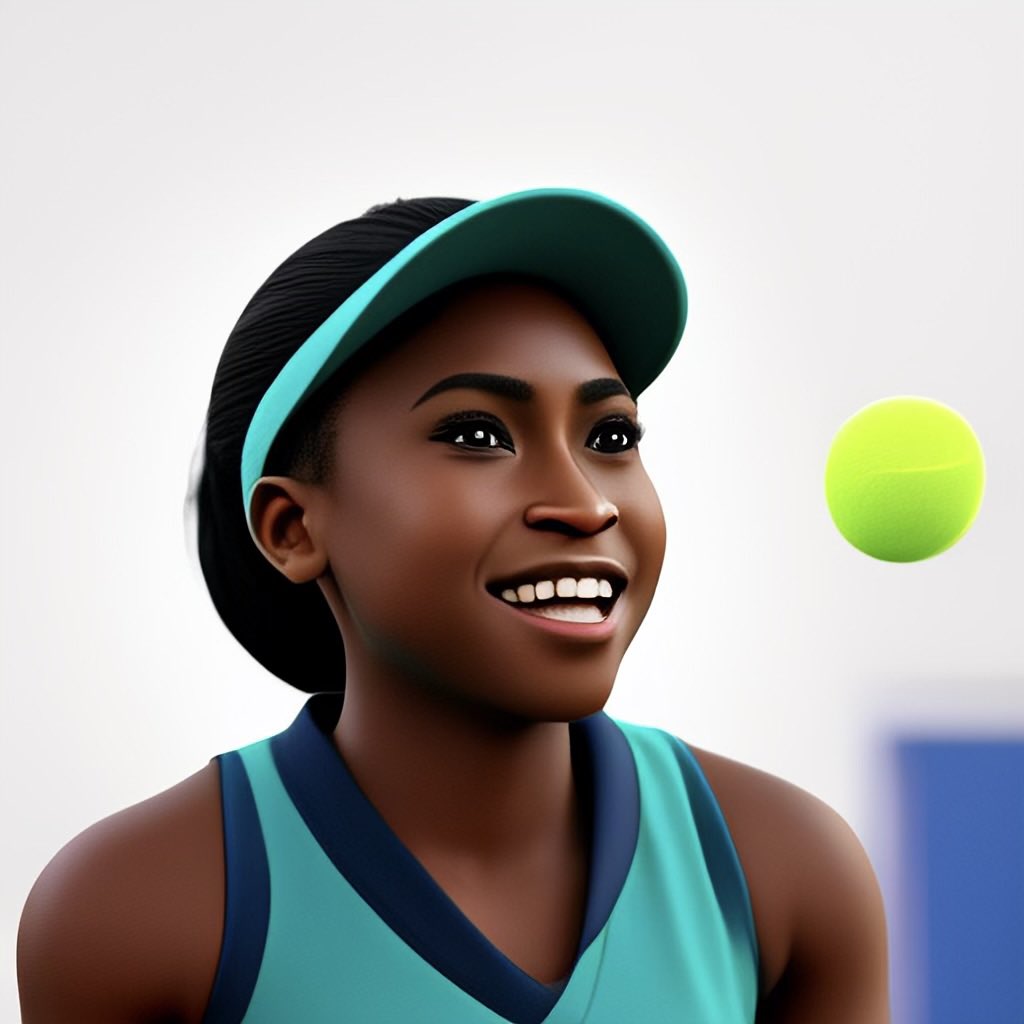 BecoumbeeB's tweet photo. Ma go👩🏾‍🦱 #RG25 @CocoGauff so proud 🖤🖤 https://t.co/tRZa1pSVuz