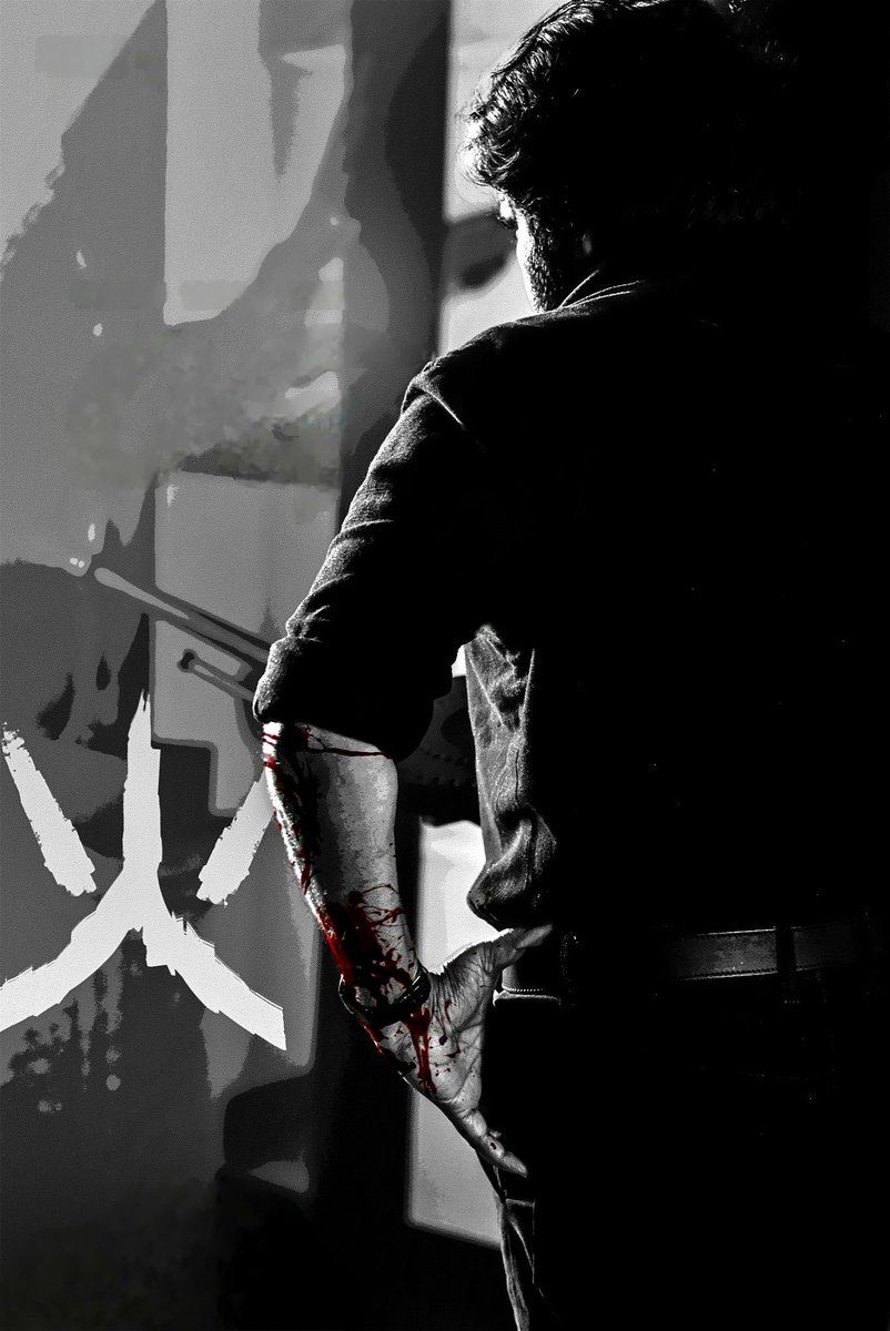 Kalyanuuuuuu's tweet photo. Tat Was A Power Packed Schedule Wrap UP FOR OUR #Gambeera 
Our Dearest  #Leader  💪🏾 Put His Heart ❤️ 
Splashed The Blood Around 💥💥💥💥⚔️

They Call Him #OG 
See You Guys this September 🦾💥

#OgOnSep25th ⚔️
#TheyCallHimOG 
Let’s kill it Up Brutal 🔫💣 https://t.co/NL8M9ea5AK