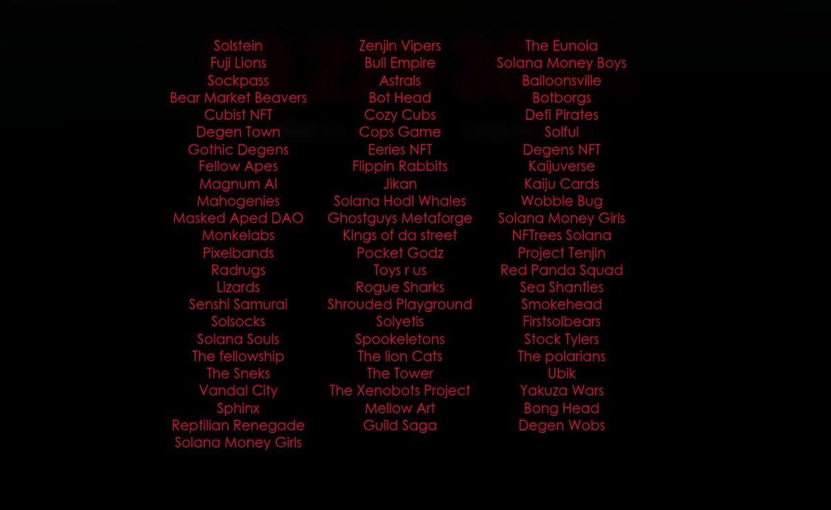 Let us know what we should add to the list