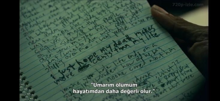 “Umarım ölümüm  hayatımdan daha değerli olur.”