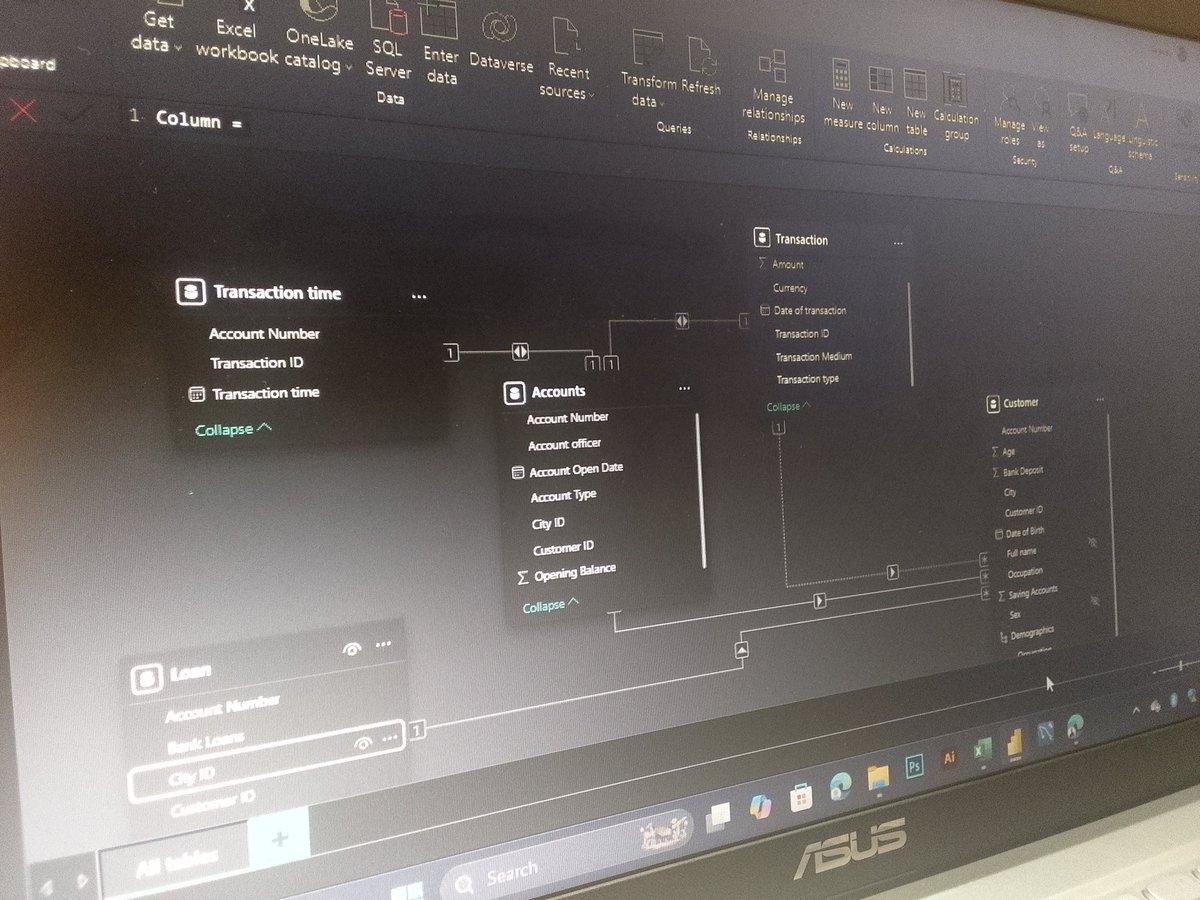 Jadonsofficiall's tweet image. I dey battle for here so oo....
Modelling this queries is really not easy, error upon error. Even after writing DAX, applying cross filtering, etc
Omo! 
#Datafam