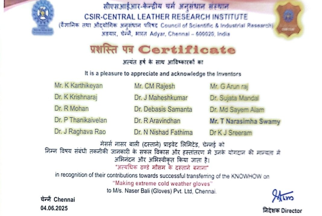 Happy to receive this