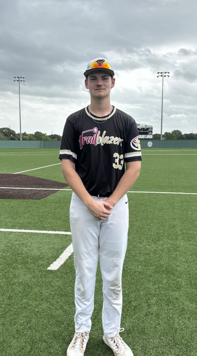 ✭Five Tool Texas✭ (@fivetooltexas) on Twitter photo F: <a href="/ntxtrlblazers/">North Texas Trailblazers</a> 18U Black 11, Dallas Mustangs Calhoun 5
PoG: <a href="/GraysonChancel1/">Grayson Chancellor</a> 4 IP, 3H, 6K | 3-4 HR, 2 2B, 3 RBI F: <a href="/ntxtrlblazers/">North Texas Trailblazers</a> 18U Black 11, Dallas Mustangs Calhoun 5
PoG: <a href="/GraysonChancel1/">Grayson Chancellor</a> 4 IP, 3H, 6K | 3-4 HR, 2 2B, 3 RBI