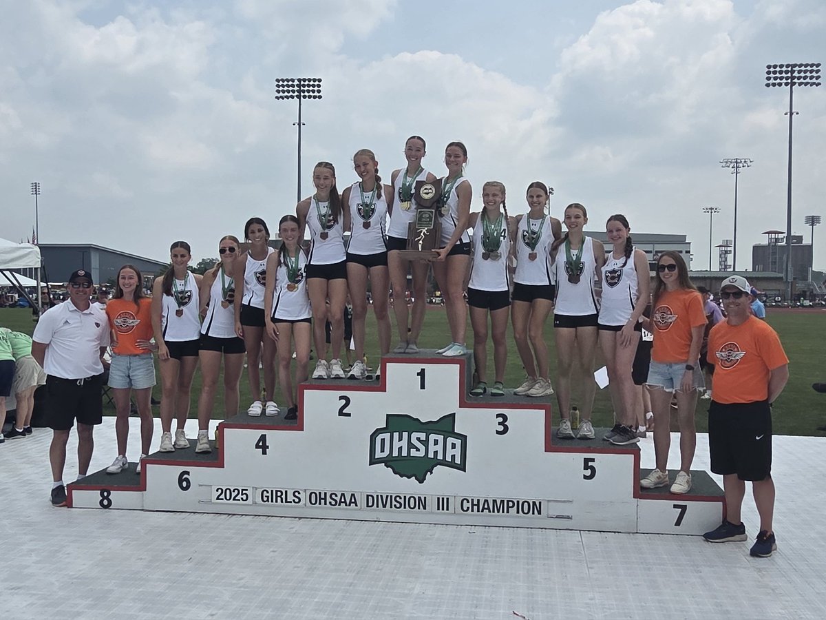 LADIES AND GENTLEMEN —
Your Coldwater Lady Cavs are the 2025 Division III Girls Track &amp; Field STATE CHAMPIONS‼️🏆🔥
This marks the 31st team state title in Coldwater history — and our third state championship this school year!
🏈 Football
🏐 Volleyball
👟 Girls Track

Baseball?
