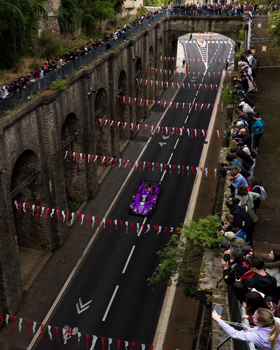 It was amazing to take Vette 🐝 and Spike 🐉 through the streets of Le Mans today 🙂‍↔️ There's still a week to go until the race, but the fans are already filling us with emotions!

Tomorrow we hit the track for the official test day. We're ready 🫡

#TFSport #WEC #LeMans24