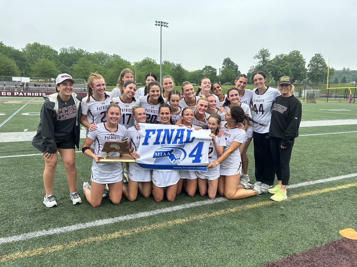 Concord-Carlisle High School Athletics (@ccpatsad) on Twitter photo Concord-Carlisle wins 13-3 and advances to the Final 4! 4Q goals by Mirak (2), Mutch (2) and Wilson for Central. Congrats to both teams on a well-played game. <a href="/BostonHeraldHS/">Danny Ventura</a> <a href="/GlobeSchools/">Boston Globe Schools</a> <a href="/MIAA_033/">MIAA</a> Concord-Carlisle wins 13-3 and advances to the Final 4! 4Q goals by Mirak (2), Mutch (2) and Wilson for Central. Congrats to both teams on a well-played game. <a href="/BostonHeraldHS/">Danny Ventura</a> <a href="/GlobeSchools/">Boston Globe Schools</a> <a href="/MIAA_033/">MIAA</a>