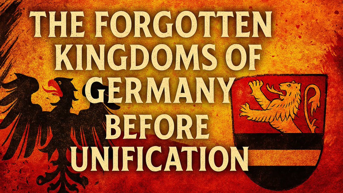 NEW VIDEO: youtu.be/LWH-XxZO__4
Before Germany became a unified nation in 1871, it was a chaotic patchwork of kingdoms, duchies, and free cities—each with its own laws, rulers, and identity.