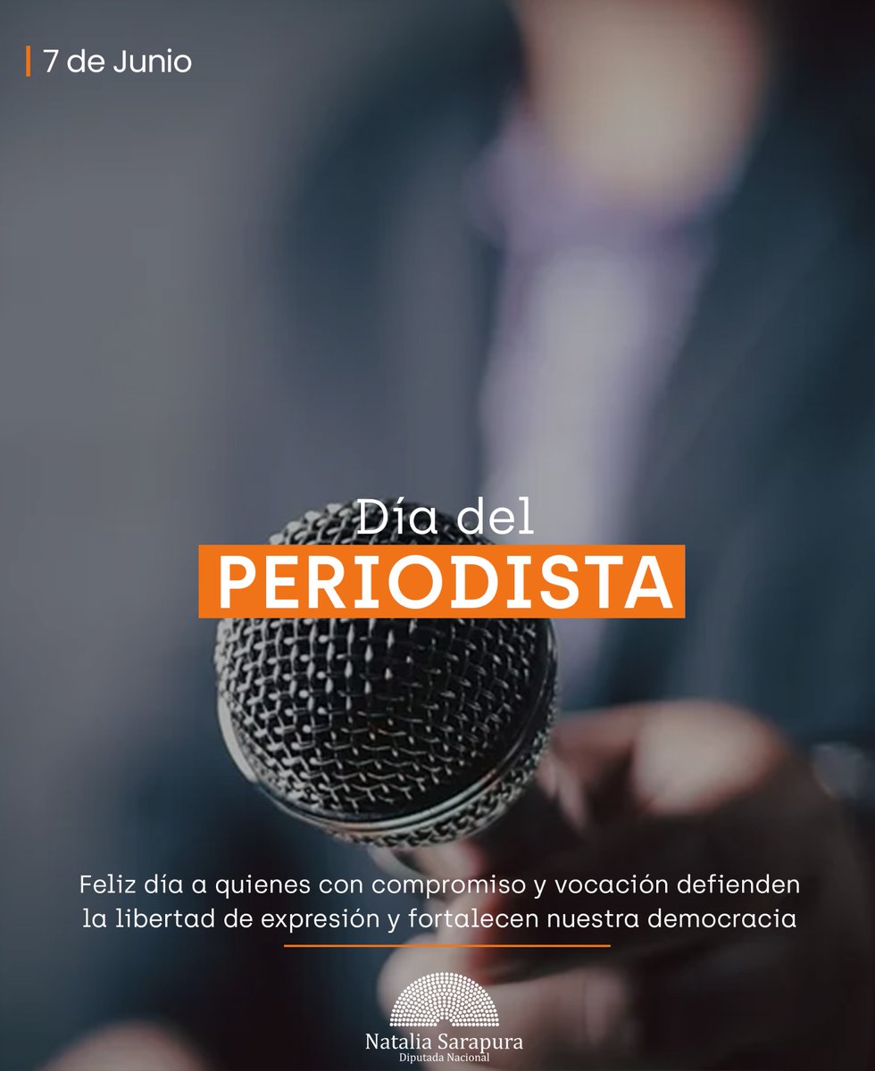 En este día, saludo y agradezco a todas y todos los periodistas del país que, con compromiso y responsabilidad, garantizan el derecho a la información, defienden la libertad de expresión y fortalecen nuestra democracia.

En especial, mi reconocimiento a quienes cubren diariamente