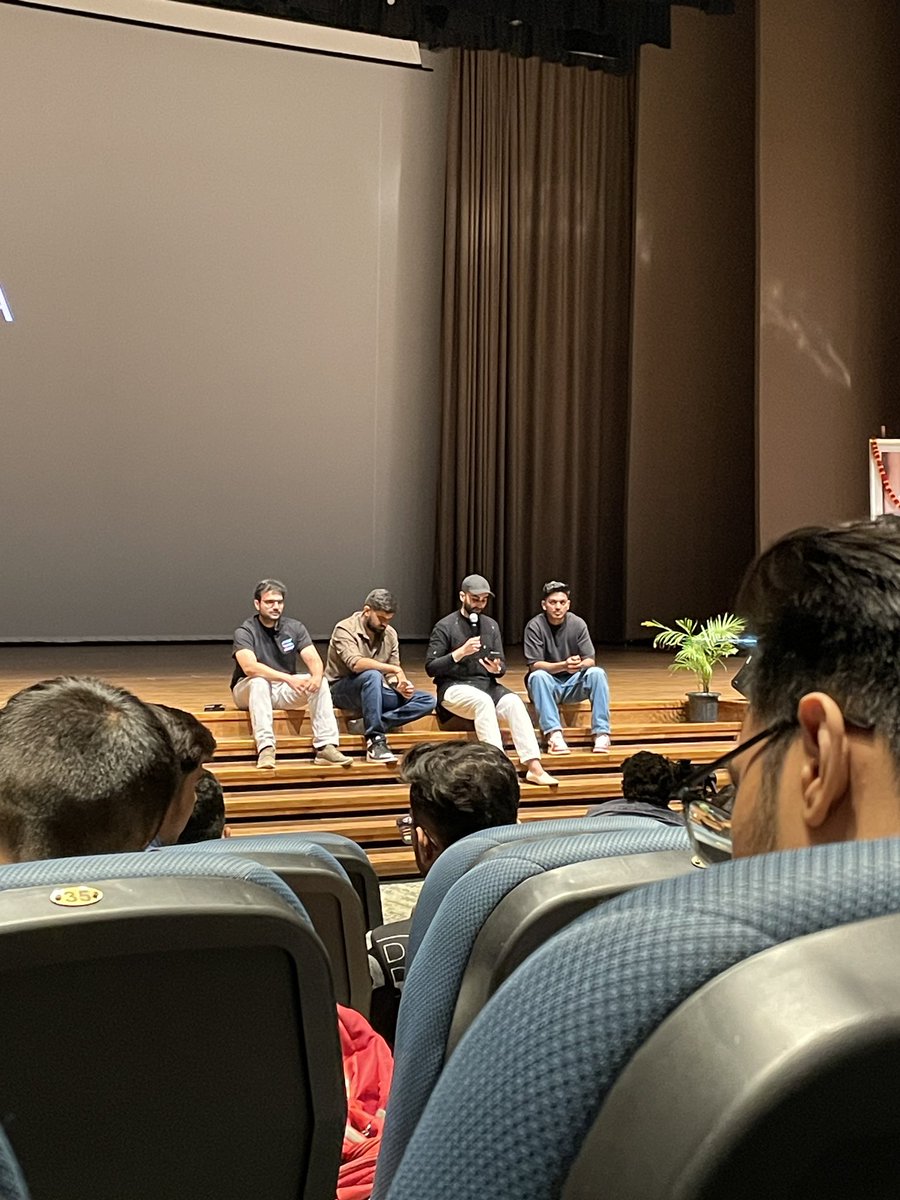 The meetup was lit! 🔥 The environment was so different from Gujarat. Had some great conversations with <a href="/cbajpai7/">Chaitanya Bajpai ⓧ</a>. Thanks <a href="/dillionverma/">Dillion</a> for hosting , it really changed my mindset.