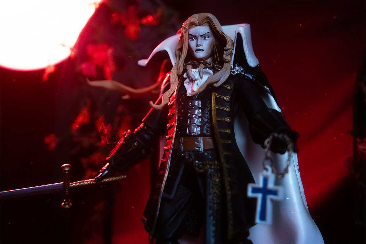 AliceYuric's tweet image. Finally found time to take pictures of the figurines🦇❤️
#ALucard #Castlevania #SymphonyoftheNight