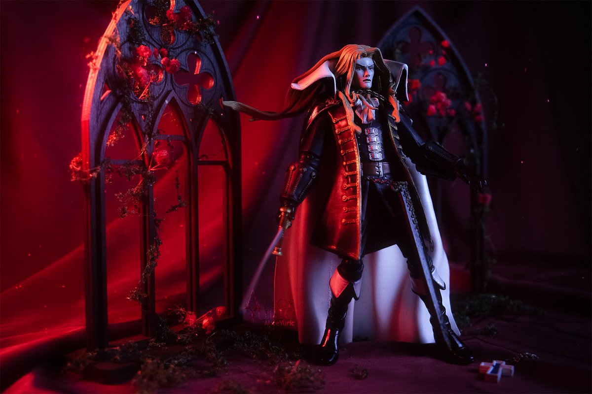AliceYuric's tweet image. Finally found time to take pictures of the figurines🦇❤️
#ALucard #Castlevania #SymphonyoftheNight