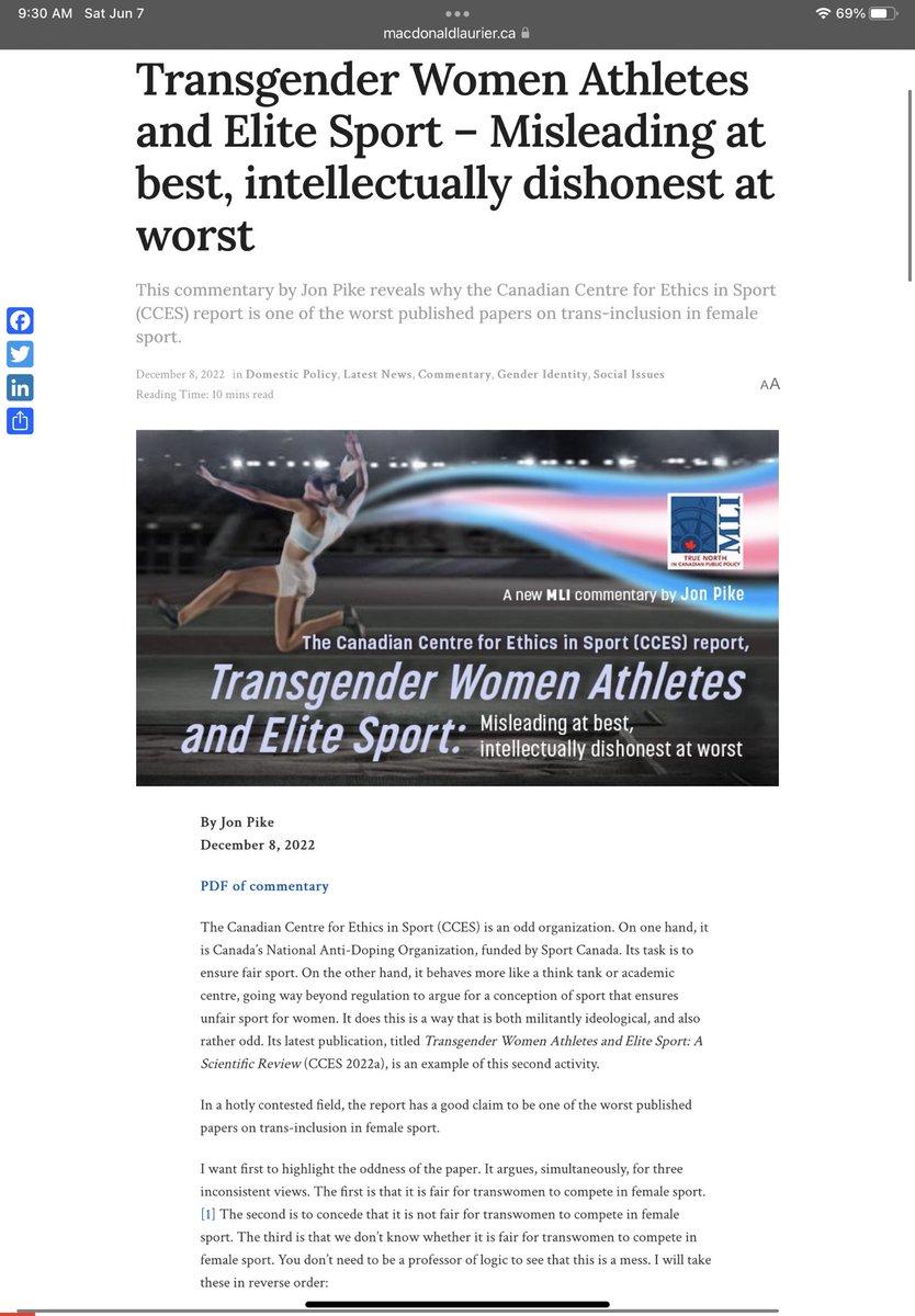 Alison Sydor ๐๐ป๐ธ (@alisonsydor) on Twitter photo Biles attack on Gaines was disgraceful but its MSM+writers like Armour who pump out deceptive & manipulating pieces who deserve the real shame. Anyone quoting this illogical <a href="/SportCanada_EN/">Sport Canada</a> funded abomination isnt a responsible journalist. FFS its being male that gives advantage! Biles attack on Gaines was disgraceful but its MSM+writers like Armour who pump out deceptive & manipulating pieces who deserve the real shame. Anyone quoting this illogical <a href="/SportCanada_EN/">Sport Canada</a> funded abomination isnt a responsible journalist. FFS its being male that gives advantage!