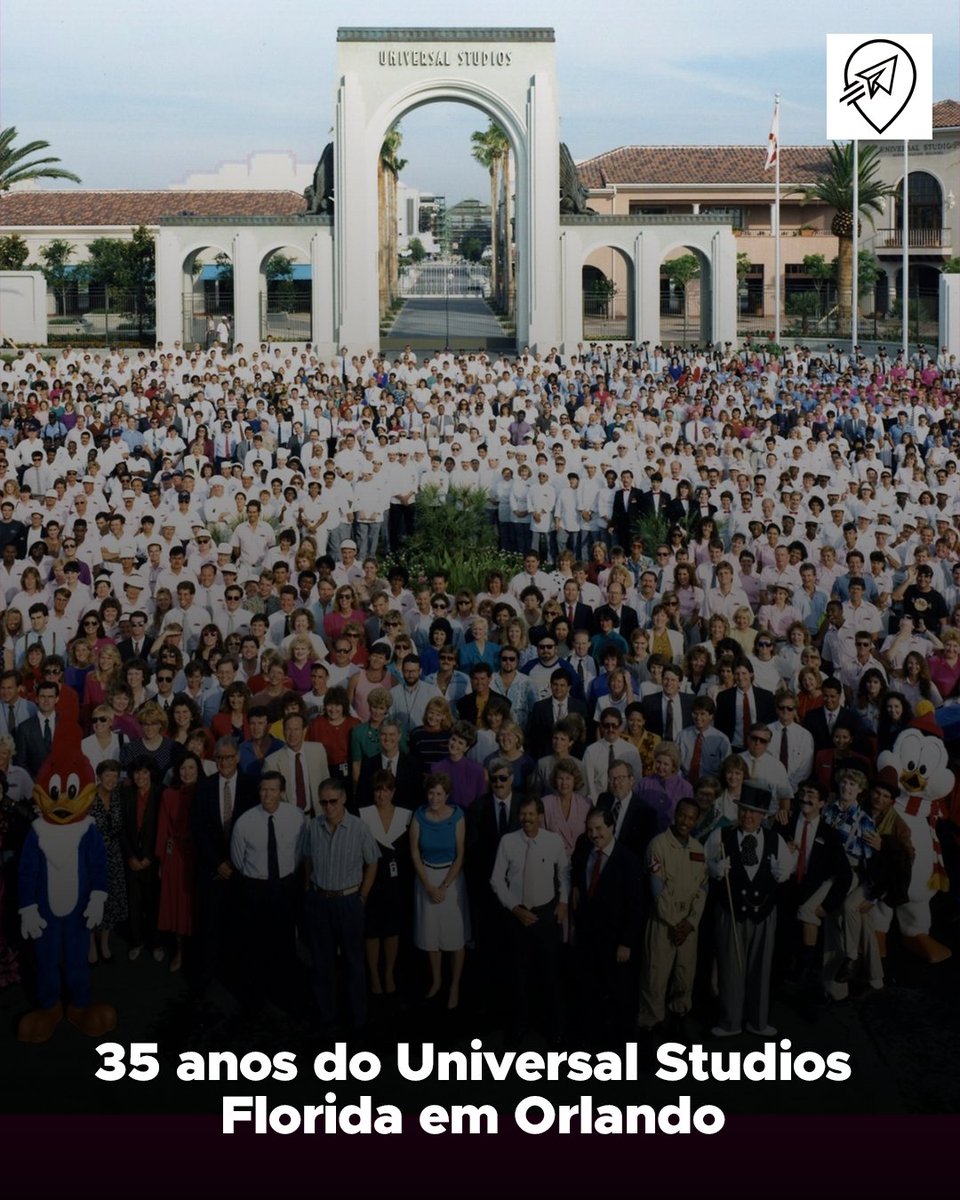 roteirocertobr's tweet photo. Hoje o Universal Studios Florida (@UniversalORL)  completa 35 anos! Desde 1990, o parque encanta milhões com atrações inspiradas no cinema, como o Beco Diagonal e E.T. Adventure. #UniversalStudios #UniversalStudiosOrlando #Orlando https://t.co/IX1o3p7XWv