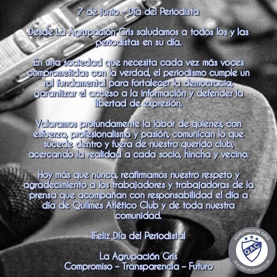 A todas y todos los periodistas, muy feliz día!