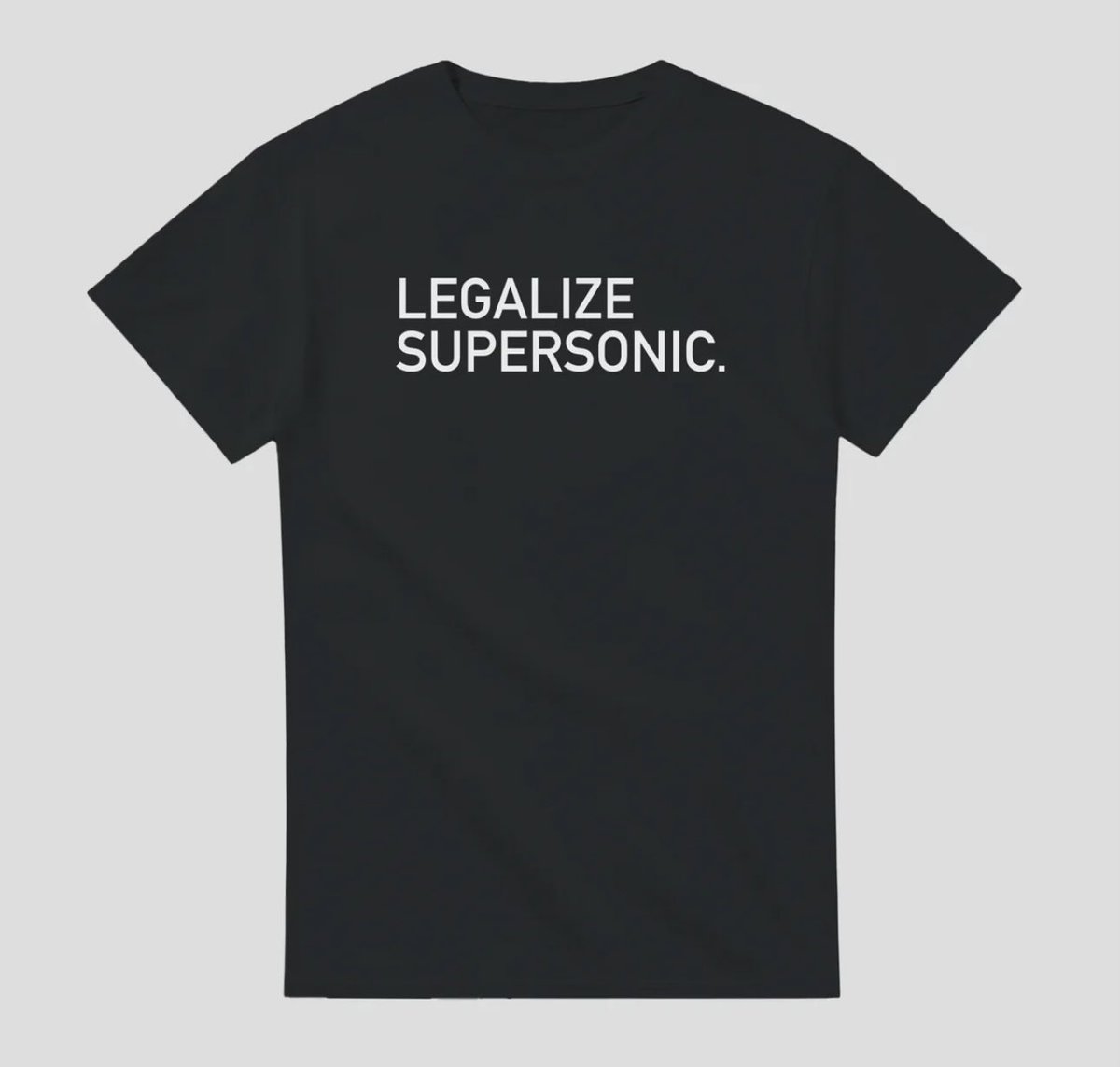 bscholl's tweet photo. Well, that happened faster than I expected. So we are having a blowout sale on legalize supersonic T-shirts. $5. https://t.co/pA4lUcPZQx