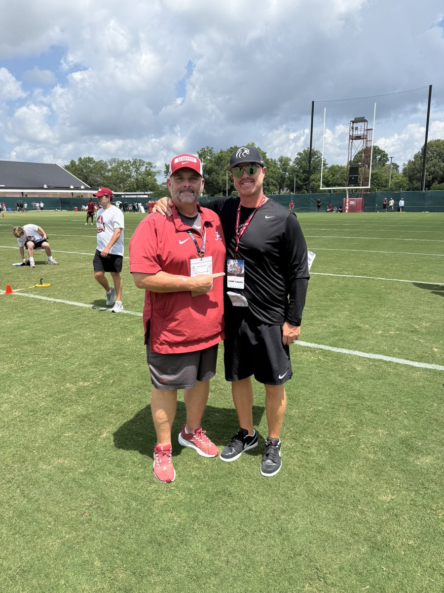Darrin Chiaverini (@coachchev6) on Twitter photo Great seeing my guy and Offensive Line Coach <a href="/CoachCKap/">Chris Kapilovic</a> at the University of Alabama Football Camp! Coach Kap and I coached together at Colorado! #JustWork #GRIT ๐ฅ๐ฅ๐ฅ Great seeing my guy and Offensive Line Coach <a href="/CoachCKap/">Chris Kapilovic</a> at the University of Alabama Football Camp! Coach Kap and I coached together at Colorado! #JustWork #GRIT ๐ฅ๐ฅ๐ฅ