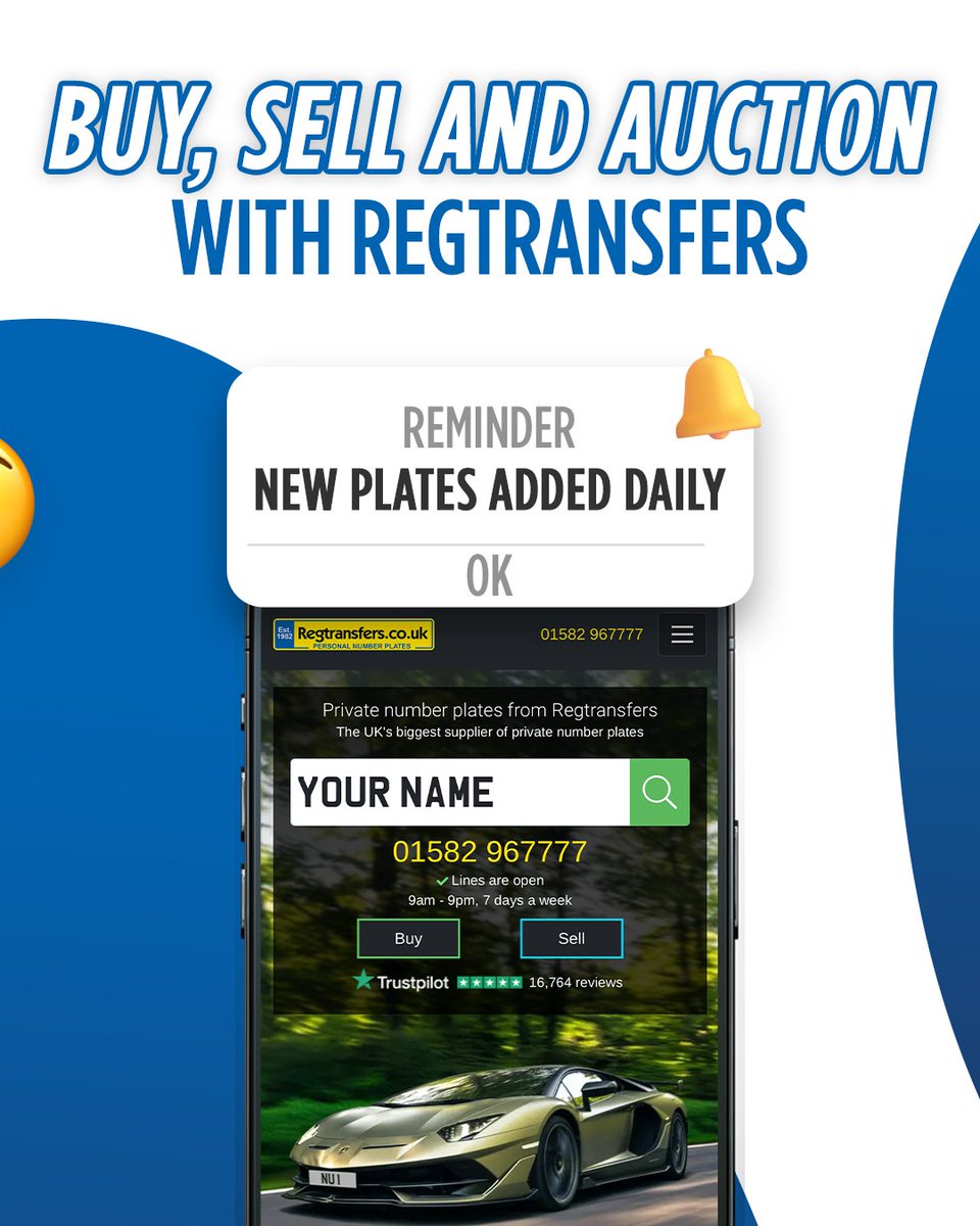 Regtransfers's tweet image. 💥 SOLD &amp;amp; SNAPPED UP!
Another wave of standout number plates has just been claimed:

✅ 1 CKK
✅ 27 EA
✅ PJC 1
…and more

🔍 Fresh plates listed daily at regtransfers.co.uk

#Regtransfers #NumberPlates #PrivatePlates #JustSold #RecentlySold #PersonalisedPlates #SoldFast