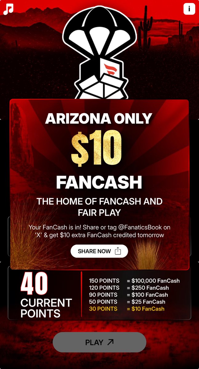 Don't miss out, play the Fanatics #FanCashDrop. Hopefully you win more than me. 

⁦<a href="/FanaticsBook/">Fanatics Sportsbook</a>⁩  fanatics.onelink.me/5kut/p6fykbjo