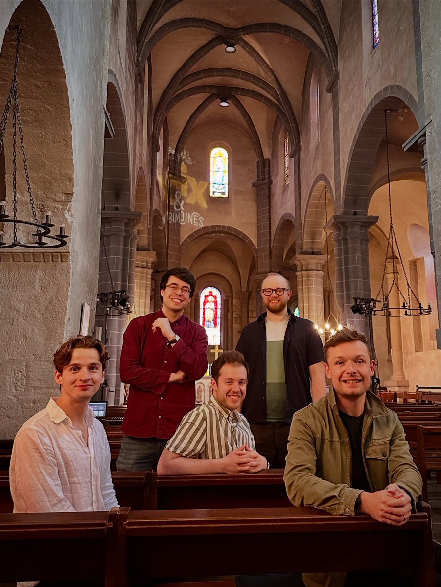 Bonjour Clermont-Ferrand! 🇫🇷

What better way to get going again than with a concert in the glorious acoustics of Église Notre-Dame de Chamalières? 

Tomorrow, we return to Neuss, where we’ll be performing ‘Fading’ in the striking setting of a disused missile base…
