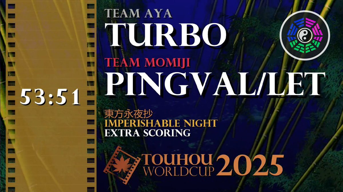 ¡Sexto día de Touhou World Cup en Español!
Los esperamos en el streaming de hoy:
youtube.com/watch?v=AEtawz…