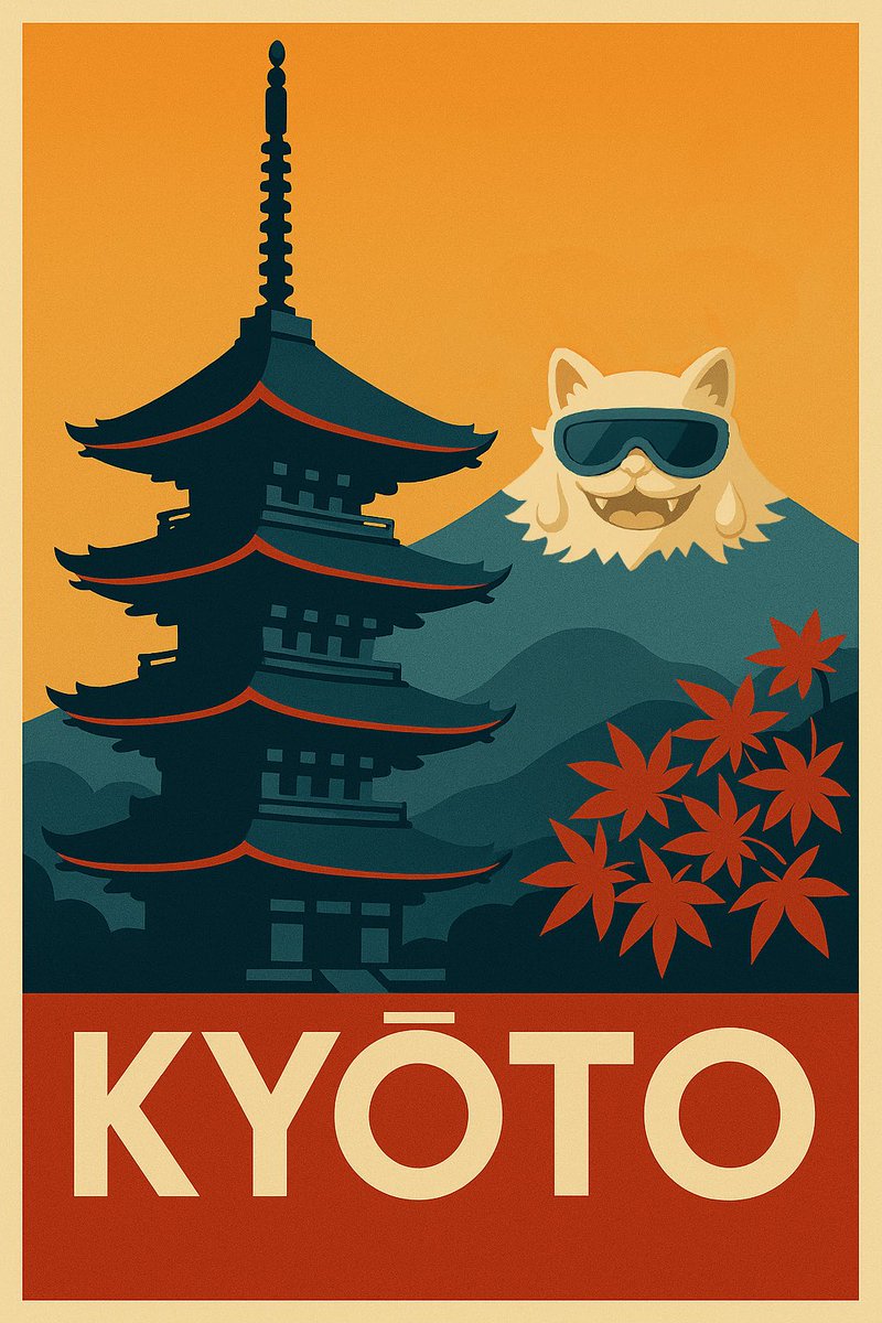 A fren sent me a postcard from Kyoto and it mogs