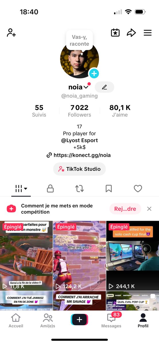 I'm looking for new profiles for this brand new season! 

Work with @/noia_gg @/hedrafn @/kirwafn @/Splikfnr @/matrekfn 📲 

Send me a message if you're interested 📩