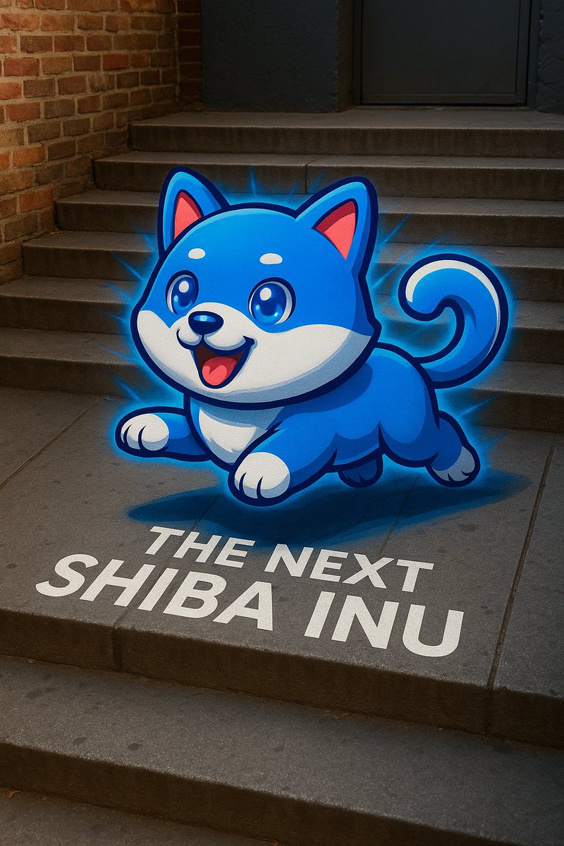 GionaVerse's tweet photo. A  new  kind of street art is emerging… and it’s BLUE.
Meet $VINU — the digital dog breaking dimensions.
Painted on the steps like a portal to the memeverse, it’s the prophecy of the next meme revolution.
Watch your step… you're walking into the future.
@VitaInuCoin #Web3 https://t.co/VtN4gWziJL